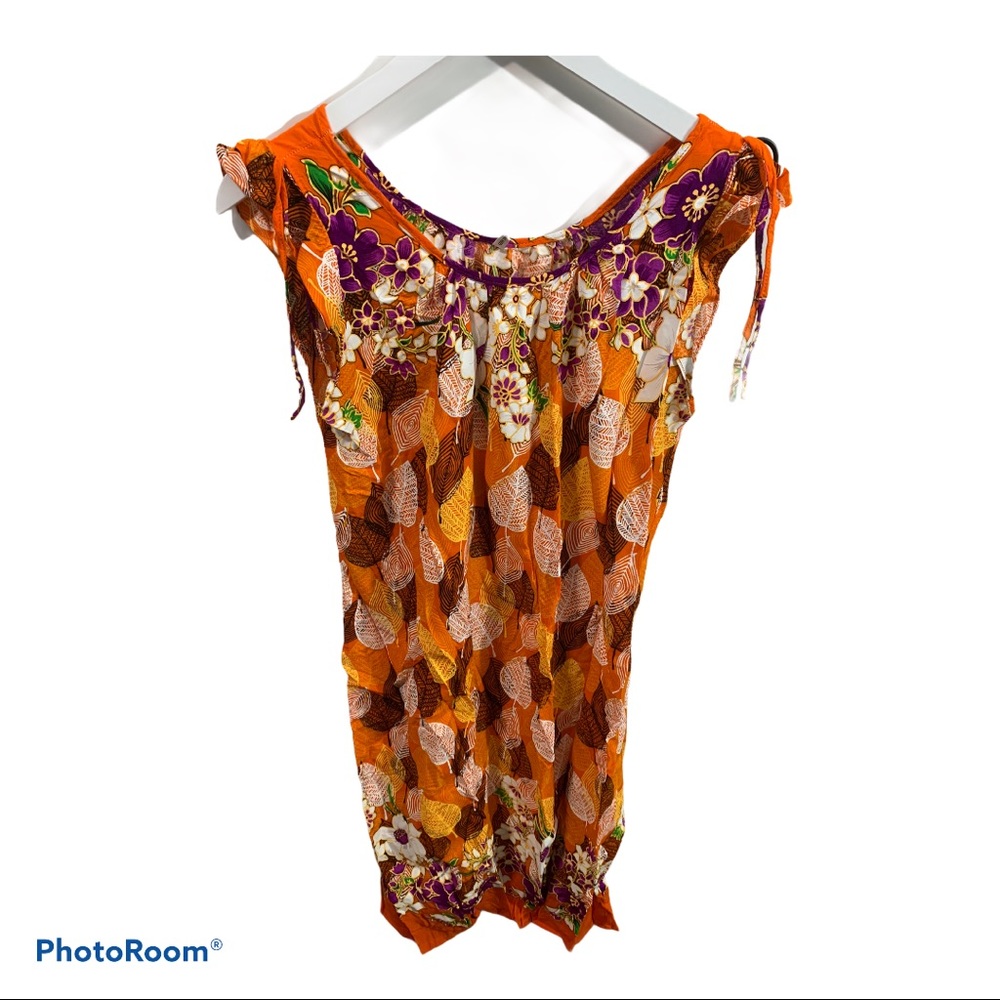 Thai-inspired floral dress